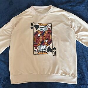 King Playing Card Long Sleeve Tee
